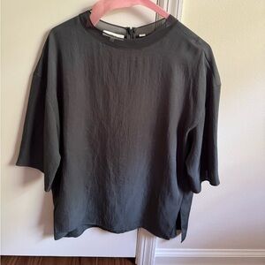 Vince oversized silk top size xs
